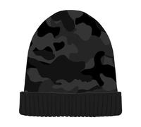 xinyuchen Beanie Hats Winter Knit Hat Black Grey Camouflage Brimless Mens Camping Hiking Beanies Gift Skater Beanie for Women Men
