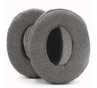 Xinyuekj Linen Fabric Replacement HM5 Ear Pads Compatible with Audio-Technica M40X M50 M50X MSR7/ Hyperx Cloud Alpha/MDR 7506/SteelSeries Arctis Headphones,Washable Cushions with Memory Foam
