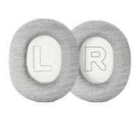 Xinyuekj Premium Soccer Mesh Fabric Ear Pads Cushions for SteelSeries Arctis Nova Pro Wired Arctis Nova1 1X 1P /3/4 4X 4P/5 5X 5P/7 7X 7P Headphones Earpad Replacement,High Density Noise Reducing-Gray