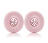 Xinyuekj Solo 4 Silicone Ear Pads Cover,Compatible with Beats Solo 4/Solo 3/Solo 2 Headphones,Dust-Proof, Sweatproof & Washable Protector(Pink)