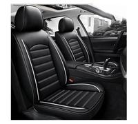 XINYUNFEI 5 Seats Car Seat Covers for Ford Kuga ST-line 2009-2026, Front and Back Set, Waterproof Breathable Durable Pu Leather Full Set Covers(Black+white)