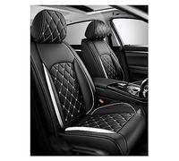 XINYUNFEI Car Seat Covers for Ford Grand C-MAX 2010-2015 2016 2017 2018 2019, Car Seat Covers PU Leather Seat Cover 2-Seat, Breathable Wear Resistant Waterproof, All Weather Protective(D(White))