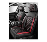 XINYUNFEI Car Seat Covers Full Set 5 Seats for VW Caddy 2K 2005-2019, Front and Rear Waterproof Car Seat PU Leather Protectors, Airbag Compatible(Rosso)