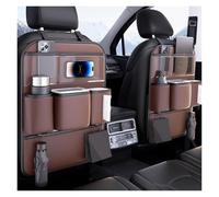 XINYUNFEI Car Seat Organiser for Toyota Proace City 2022-2025, Car Organiser Back Seat For Kids, Leather Car Tidy Organiser Back Seat, for Travel, Kids Toys Food Storage(Brown,Two)