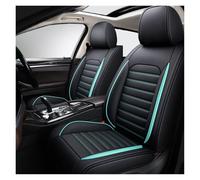 XINYUNFEI Full Set Car Seat Covers Fit for Nissan Frontier 2000-2024, Car Seat Covers PU Leather Seat Cover Set 2-Seat, Breathable Wear Resistant Waterproof(Blue-Green)