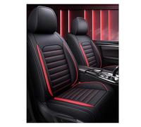 XINYUNFEI Full Set Car Seat Covers Fit For Nissan Qashqai J12 J11 J10 J11 J12 +2 2006-2025, Car Seat Covers PU Leather Seat Cover Set 2-Seat, Breathable Wear Resistant Waterproof(C(Red))