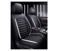 XINYUNFEI Full Set Car Seat Covers, Universal Fit For Mercedes Benz A Class W169 2004-2012, Car Seat Covers PU Leather Seat Cover Set 2-Seat, Breathable Wear Resistant Waterproof(D(White))