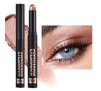 XINYUNXIN Eyeshadow Stick Soft Creamy Matte Shimmer Eye Shadow Pencil Crayon Highlighting Pigmented Shiny Eyeshadow Pencil Waterproof Classy Shimmer Eye Shadow Sticks (#10)