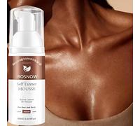 XINYUNXIN Lightweight & Quick-Drying Self-Tanning Foam Fast-Absorbing Self Tanner Mousse with Natural Ingredients, Easy to Apply, Sun-Kissed Glow for All Skin Types, Ideal for Women