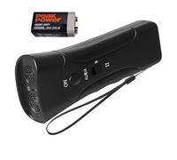 XINZHIZHU Anti Barking Device for Dogs 3 In 1 Handheld Ultrasonic Stop Dog Deterrent Device with Flash Led 30ft Ultrasonic Bark Stopper Control Small Large Dog Handheld Bark Away Shield Training Tool