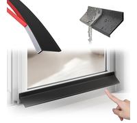 Xinzyxx Black Rubber Self-Adhesive Window Weather Seal Strip, Bendable Door Rain Drip Guard, Self-Adhesive Rubber Rain Strip for Home, Black Diverter to Prevent Rainwater Backflow(2m(6.6ft),4.5cm)
