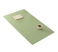 xinzyxx Desk Mat, Leather Table Cover for Desk, Anti-Slip Heat Resistant Pad for Mouse, Keyboard, Protects Furniture from Scratches, Home Decor Accessory, Table Mat(Light Green,50X140cm)