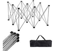 Xinzyxx Heavy Duty Portable Folding Workbench - Work Stand With Storage Bag, Centipede Folding Work Table for Garage Construction Site Carpentry, Support, Sawhorse, No Assembly(15 legs)