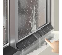 Xinzyxx Self Adhesive Window Weather Bar, Universal Rain Deflector, Door Rain Drip Edge Exterior Rubber Weather Stripping Self-Adhesive Fit for Home to Prevent Rainwater Backflow(2m(6.6ft),5.5cm)