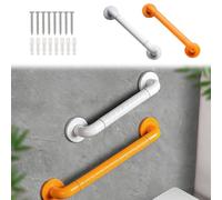 xinzyxx Wall Mounted Bathroom Grab Rail, Non-Slip Shower Grab Bar Stair Handrail, Support Handle for Elderly Disabled, for Bath Shower Toilet Stairs, Towel Rail(Yellow,40cm)