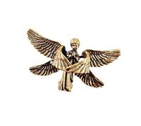 XIOANG Brass Angelic Winged Sculpture, B