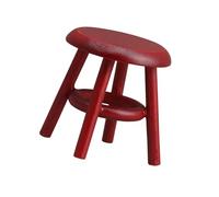 XIOANG Realistic 1: 12 Scale Small Childrens Room Stool Constructed From Natural Wood for Tiny Home Settings Realistic Model House Decor