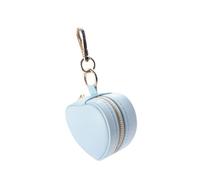 XIOANG Tiny Heart Plan Keychain Storage Box for Small Accessories, Blue