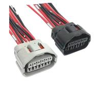 XIOKLM 1/5 Sets 10 Pin Waterproof Gearbox Auto Shift Lock Socket Wiring Harness Plug MG641288-4 7283-8700-30 For K2 K3 K5 Carnival(10p female A B,1 set)