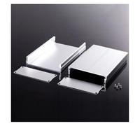 XIOKLM 1 / Aluminum Junction Box Pcb Instrument Enclosure Diy Project Case Split Type 97 * 40 * 90/100/120/150(Dark Grey,1pc 97x40x150 Silver)