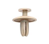 XIOKLM 100pcs 6mm Beige Gray Clips Plastic Auto Fasteners Expansion Rivets Vehicle Car Fender Trunk Trim Panel Screw Retainer Push Pins (Color : Beige 100PCS)