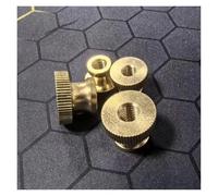 XIOKLM 2-5pcs Step Thumb Nut Knurled Hand Copper Tighten M3 M4 M5 M6 M8 Brass(M5 5pcs)