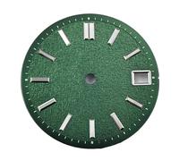 XIOKLM 28.5mm Watch Dial for NH35 NH35a with Date Window Black White Color Watches Automatic Movement Accessories Parts(Dial 5)