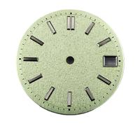 XIOKLM 28.5mm Watch Dial for NH35 NH35a with Date Window Black White Color Watches Automatic Movement Accessories Parts(Dial 4)