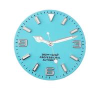 XIOKLM 29mm NH35 NH36 Watch Dial with Hands Luminous Black White Blue Watches Faces Automatic Movement Part(Dial with Hands 6)
