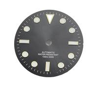 XIOKLM 29mm Sunlight Watch Dial with Hands Black/White for NH35 ETA 2824 2836 8215 8205 821a DG2813 3804 Automatic Movement(Dial h,/82-DG)