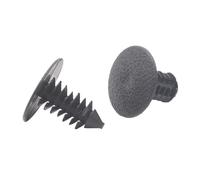 XIOKLM 50Pcs 9mm Hole Roof Hood Rivets Trim Panel Clips Car Trunk Cover Plastic Fastener(Grey 50pcs)