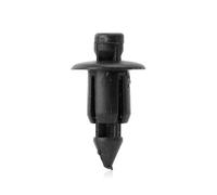 XIOKLM 50x Car 6mm Hole Plastic Rivets Fastener Push Clip Black Auto Vehicle Door Trim Panel Retainer Clips Compatible GSXR