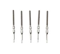 XIOKLM 8200 Metal Watch Winding Stem Replacement Stainless Steel for 8205 8215 821A Automatic Movement Repair Tool Parts(Gold)