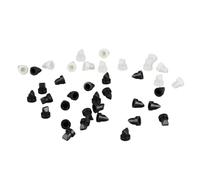 XIOKLM Black White Silicone Duckbill Valve Rubber One-way Check Mini Anti Backflow(Hole Dia2mm-Black,10Pcs)