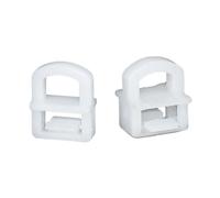 XIOKLM Car Plastic Fasteners Clip Compatible Fm500 Auman Dongfeng J6 Truck Curtains Straight Pulley Buckle Rings Rivet(30Pcs CL11)