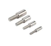 XIOKLM M5 M6 M8 M10 M12 M14 M16 hexagon socket cylindrical screw Connection screw Long-tail thickened cylindrical screw Pneumatic nut(304 stainless steel,M6X9X42(5PCS))