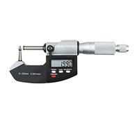 Xiome Digital Display and Scale Display Micrometer Tube Ball Spherical Anvil 0-25mm /0.001mm