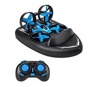 XIONGDA Rc Quadcopter 3-in-1 Remote Control Drone Amphibious Hovercraft 3D Flip Speed Adjustment Creative Smart Toy Best Birthday Gift for Adults and Kids