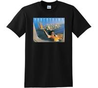 XIONGSHI Supertramp T Shirt Breakfast in America Vinyl cd Cover Black Black Size 3XL