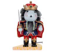 Xiongxiong Nutcracker Christmas Decoration Doll,16cm Soldier,Christmas Nutcracker,Decorations（Short Mouse），An Excellent For Family And Friends
