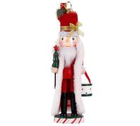 Xiongxiong Nutcracker Christmas Decoration Doll,35cm Soldier,Christmas Nutcracker,Decorations（Gift Head Santa Claus），An Excellent For Family And Friends