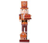 Xiongxiong Nutcracker Christmas Decoration Doll,35cm Soldier,Christmas Nutcracker,Decorations（Ginger Cake House Chef），An Excellent For Family And Friends