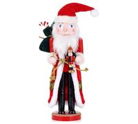 Xiongxiong Nutcracker Christmas Decoration Doll,36cm Soldier,Christmas Nutcracker,Decorations（Cloak Santa Claus），An Excellent For Family And Friends