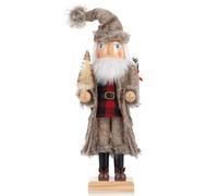 Xiongxiong Nutcracker Christmas Decoration Doll,38cm Soldier,Christmas Nutcracker,christmas decorations（Cotton And Linen Jacket），An Excellent For Family And Friends