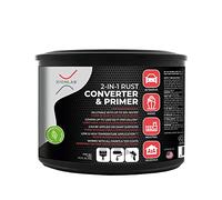 XIONLAB 2 in 1 Rust Converter & Metal Primer - Covers Up to 4X More - Industrial Grade Water Based UV Resistant Rust Reformer - No Top Coat Needed - Rust Inhibitor Works On Damp Surfaces (Pint)