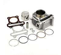 XIOSOIAHOU Piston Ring 39/44/47/50mm Big Bore Kit Cylinder Piston Rings Fit For GY6 50cc To 100cc 4 For Stroke Scooter Moped For ATV With 139QMB 139QMA Engine (Color : 50mm (100cc))
