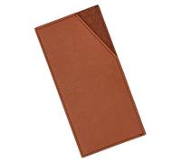 XiowDow Cash Envelopes PU Leather Budget Envelope Credit Card Holder Reusable Money Clip for Budgeting Wallet Women Men Bill Receipt Coupon Organizer, Brown, 6.89" x 3.35", Modern