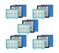 XipcO 15 Washable Engine Foam Filter Kits For Power Supply Pro Compact FC9331 / 09FC9332 / 09 FC8010 / 01 Vacuum Cleaner Spare (Color : 15 PCS)