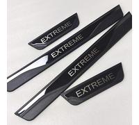 XiPco 4 Pieces Stainless Steel Car Door Sill Strips for Dacia Duster Extreme Spring, Welcome Pedal Door Sill Protective Strips, Styling Accessories, Door Sills,B