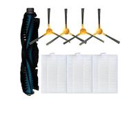 XipcO For RT30 RT40 RT50 Robotic Vacuum Cleaner Replacement Spare Parts Main Roller Brush Side Spin Brushes Hepa Filter Set (Color : Set 1)